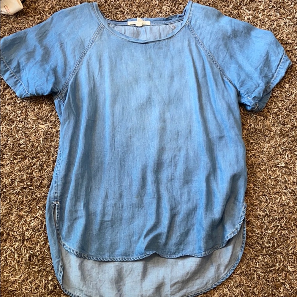 really soft jean shirt